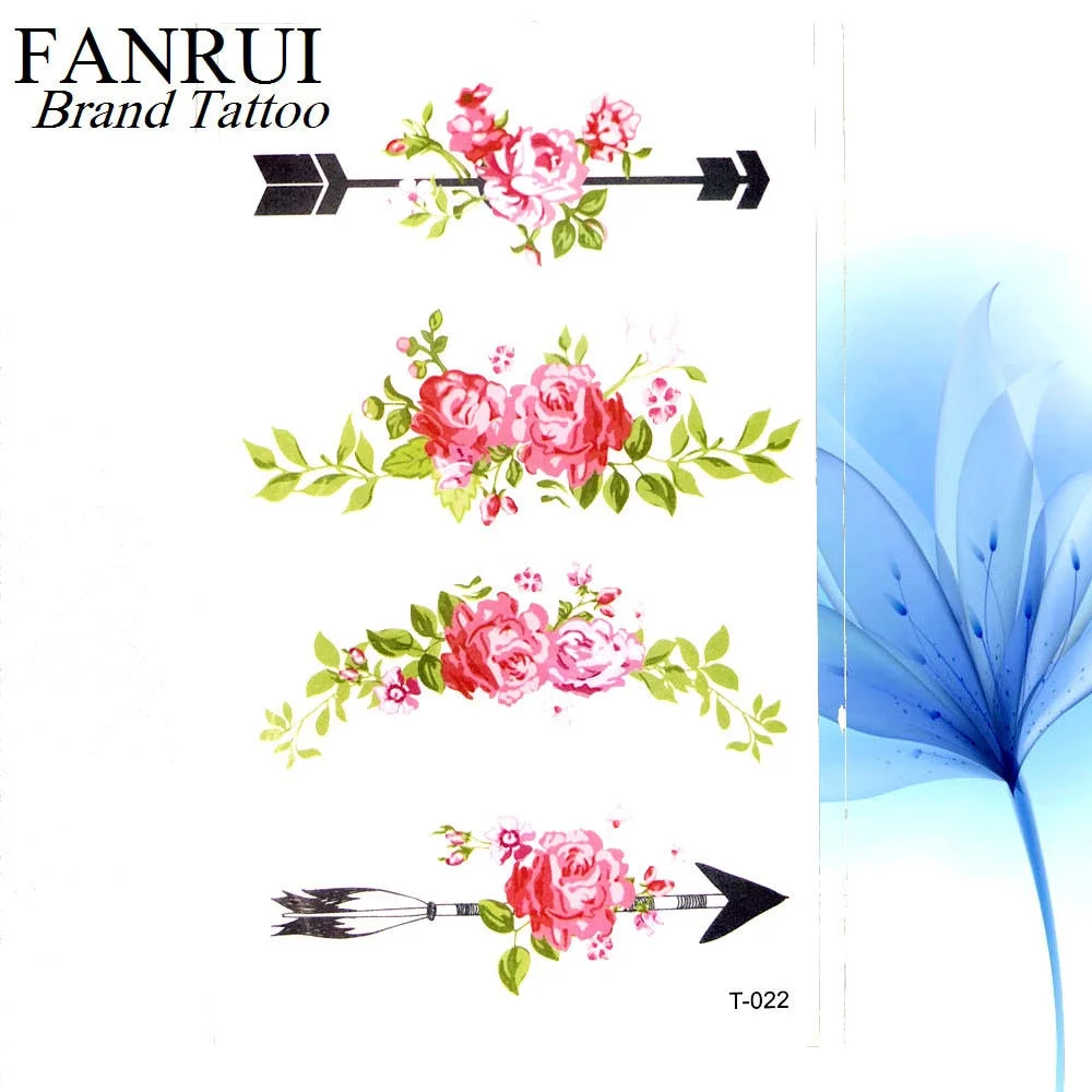 Summer Style Watercolor Feather Bird Temporary Tattoo Women Tribal Henna Fake Tattoo Men Body Arm Art Drawing 3D Tatto Stickers