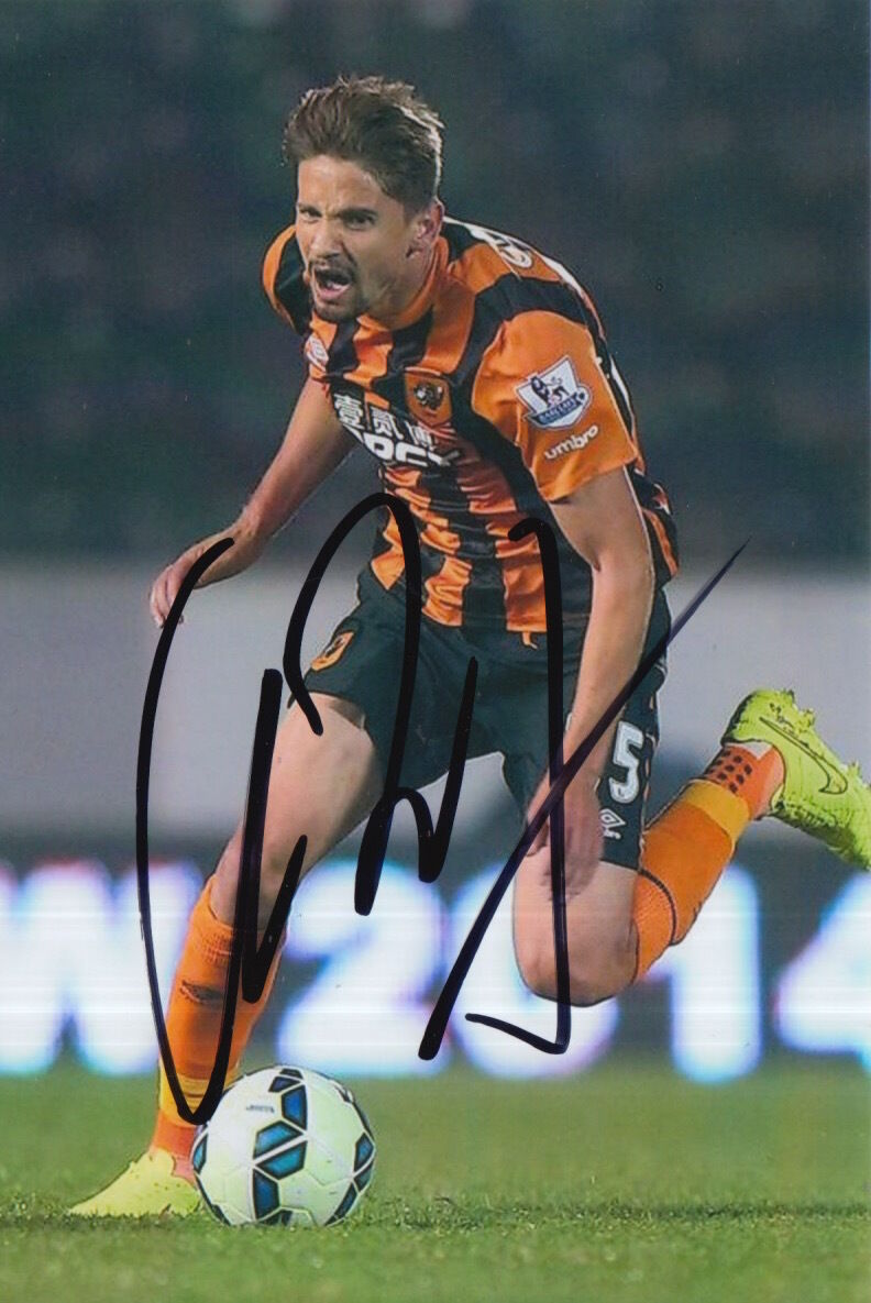 HULL CITY HAND SIGNED GASTON RAMIREZ 6X4 Photo Poster painting.