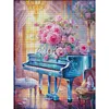 Piano-16CT Stamped Cross Stitch Egyptian Cotton 74*93cm/29.13*36.61in (Big Size) tapestrymarket