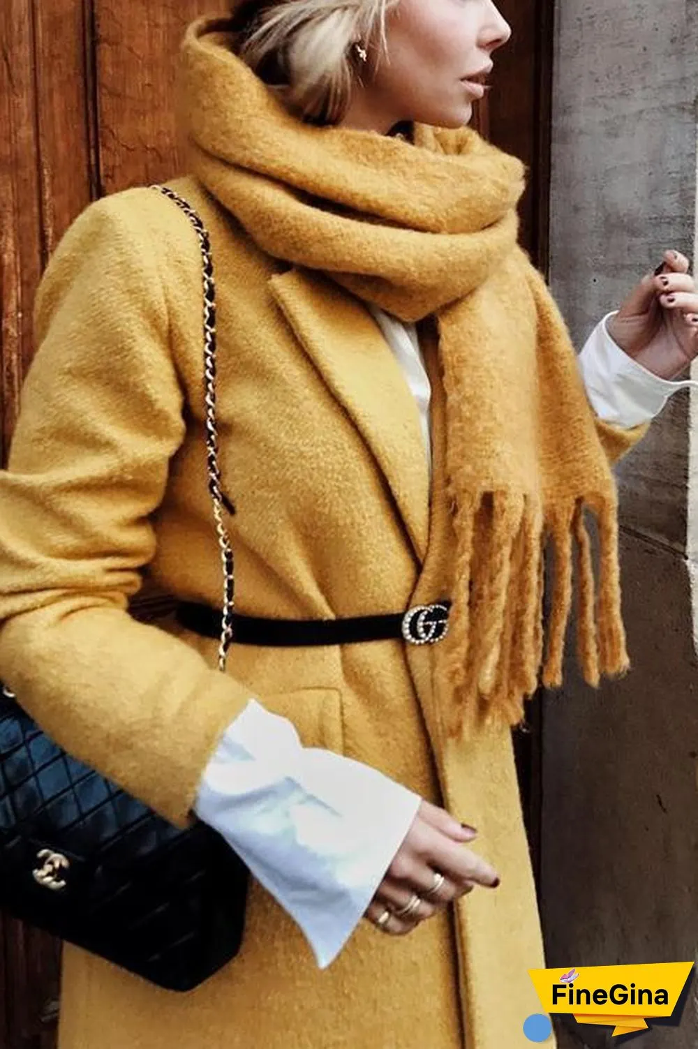 Solid Tassels Scarf