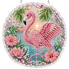 Diamond Painting Acrylic Double-Sided Pendant Kit Flamingo 9.84x9.84in