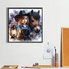 Diamond Painting-DIY Square Part AB Drill Cowboy(45*45CM)