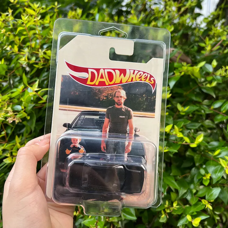 Personalized Dad's Toy Car Gift, Custom Toy Car Display for Papa, Unique Father&rsquo;s Day Gift, Gift for Uncle, Memory Keepsake Box, Birthday Gift Idea
