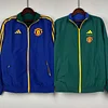 2023/2024 Manchester United Reversible Windbreaker(Blue-Green)Soccer Jersey 1:1 Thai Quality love fball
