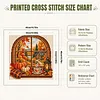 Stamped Cross Cross cross stitch kit for Adults Seasonal Landscape 11CT 40x40cm tapestrymarket