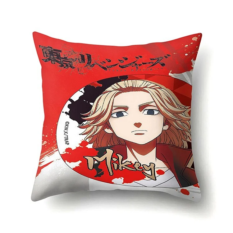 Tokyo Revengers Anime Manga Cushion Cover Floor Pillow Case for Sofa Pillowcase Decoration