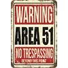 (Multi Style)Warning - Metal Tin Signs(8*12Inch)