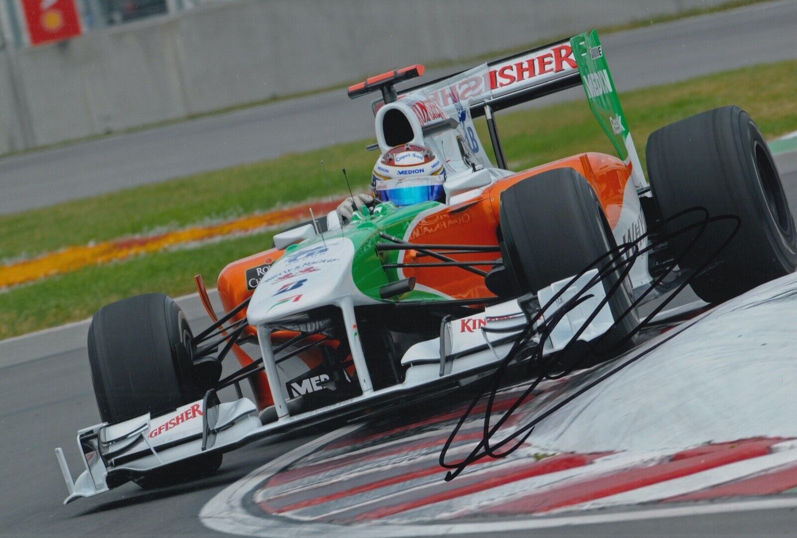 Adrian Sutil Hand Signed 12x8 Photo Poster painting F1 Autograph Force India Racing 2