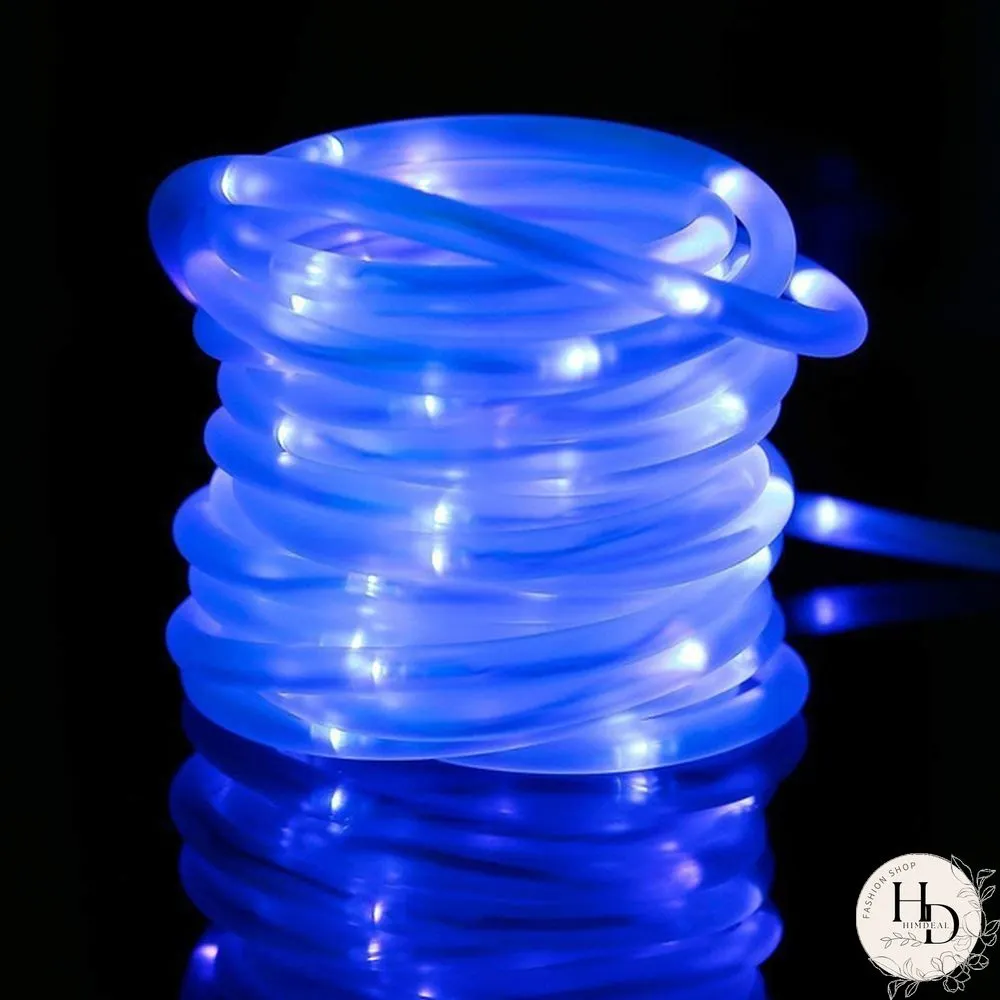 10M 100LED Solar Rope Tube for Garden Lights Waterproof IP67 50LED Solar Powered Lamp Christmas Wedding Lamp Outdoor String Light