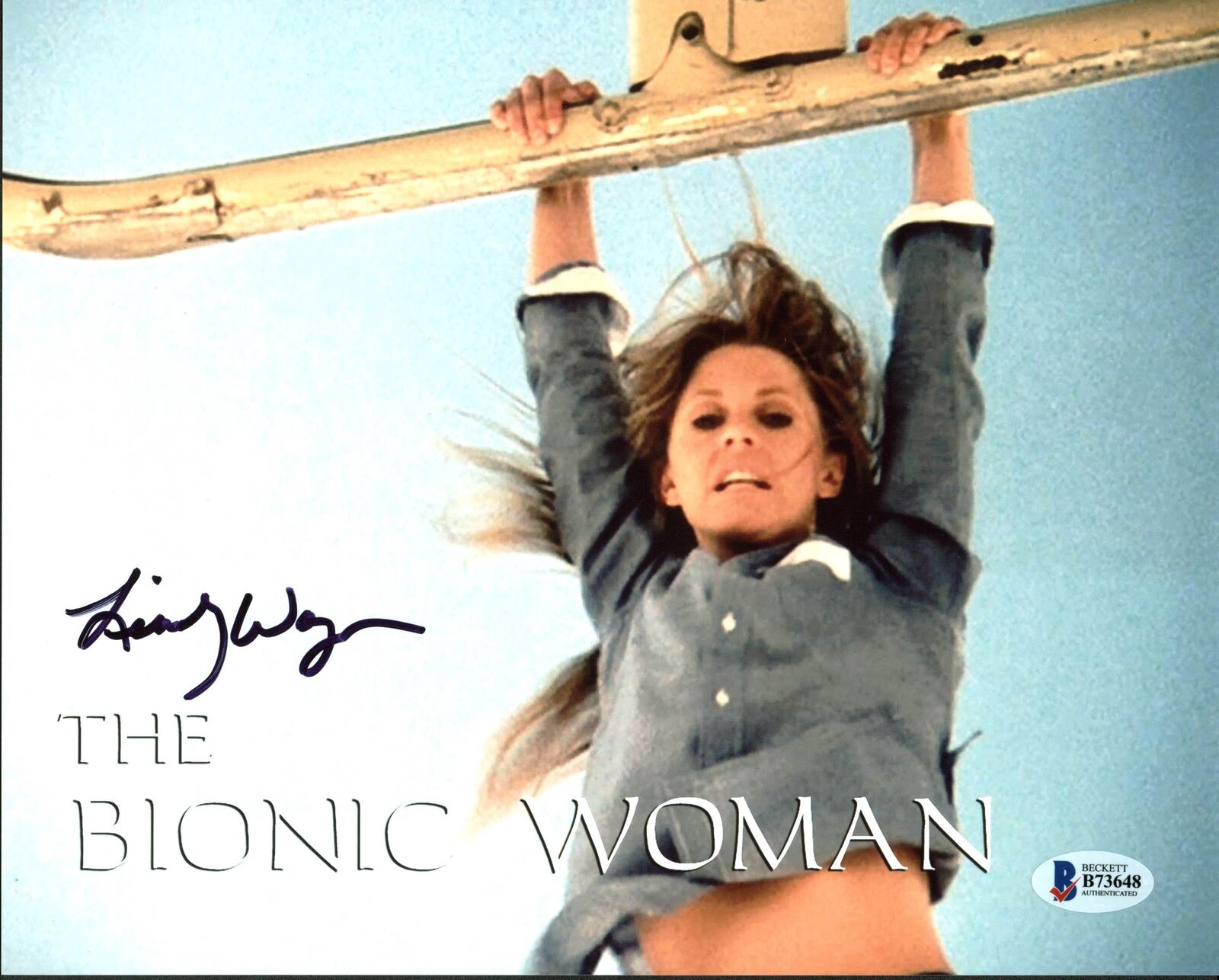 Lindsay Wagner The Bionic Woman Authentic Signed 8X10 Photo Poster painting Autographed BAS