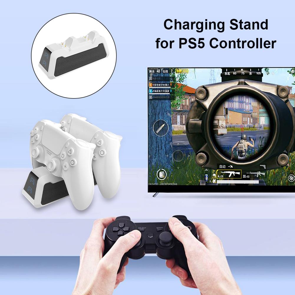 

Fast Dual Controller Charger Stand for PS5 Gamepad Charging Dock Station, 501 Original