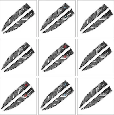 Body Side Mark Modification Decorative Stickers(2PCS)