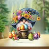 (US Only)2D Flat Print Easter Goblin DIY Table Top Diamond Painting Ornament Kits
