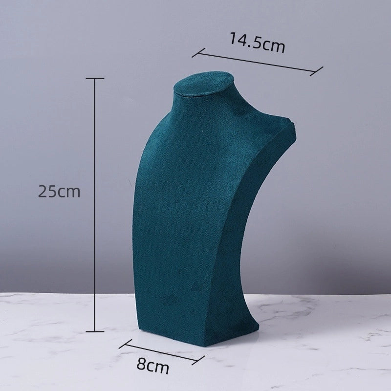 1 Piece Velvet Minimalist Solid Color Jewelry Display