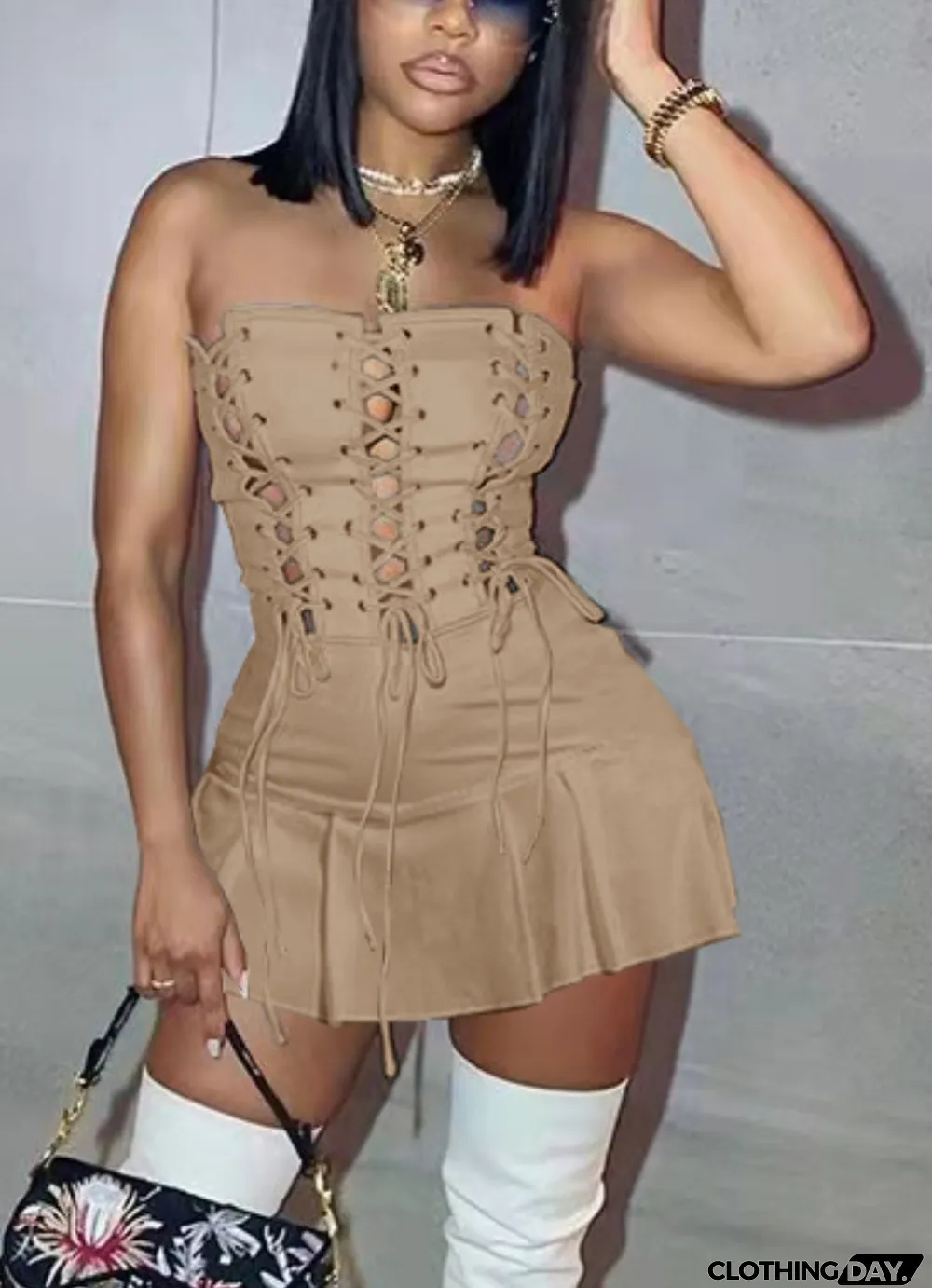 Women Summer Purple Casual V-neck Half Sleeves High Waist Floral Print Belted Regular Plus Size Two Piece Short Set