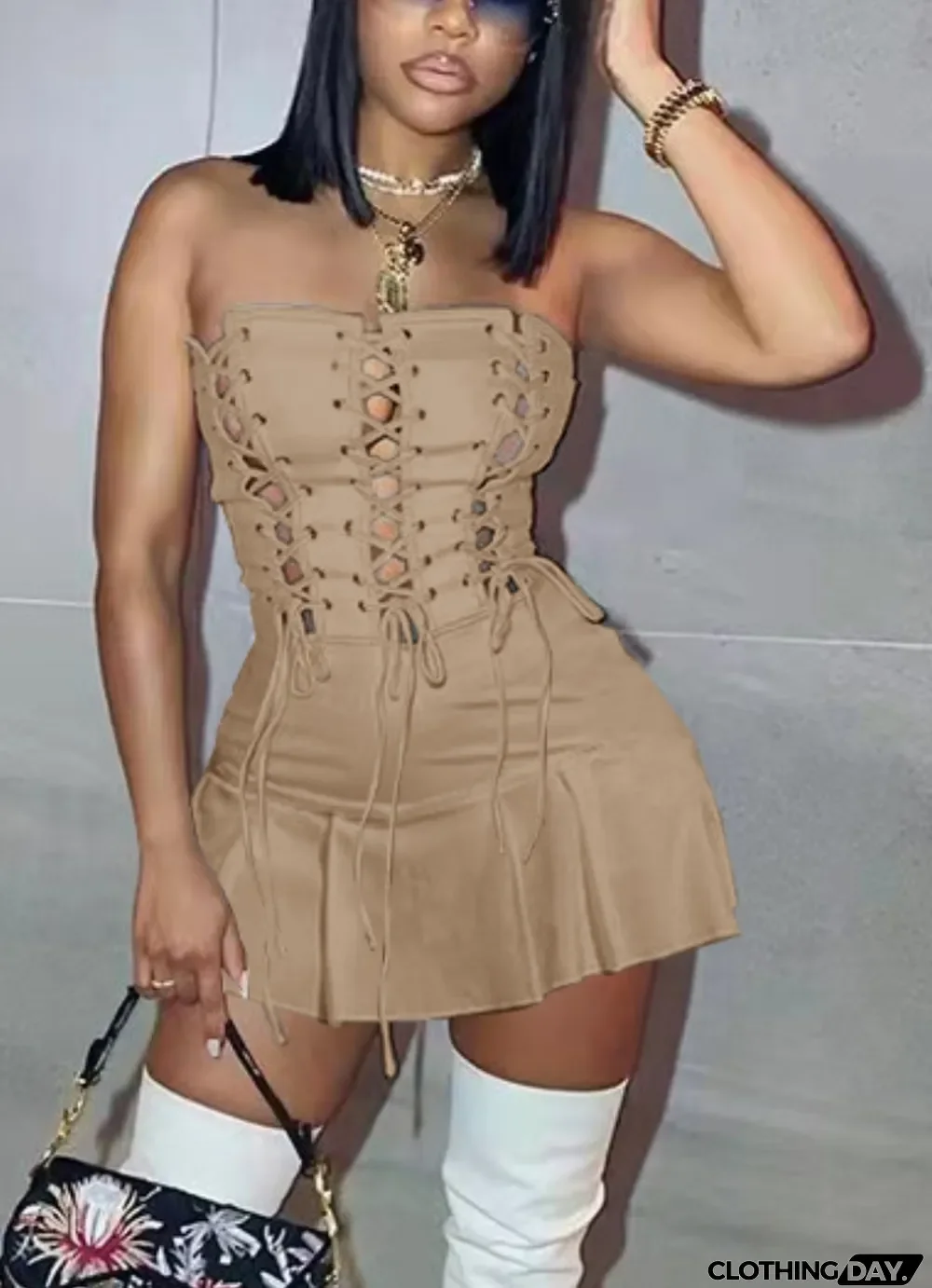 Women Summer Purple Casual V-neck Half Sleeves High Waist Floral Print Belted Regular Plus Size Two Piece Short Set