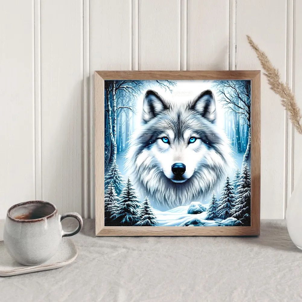 Diamond Painting - Full Round Drill - Wolf(Canvas|40*40cm)