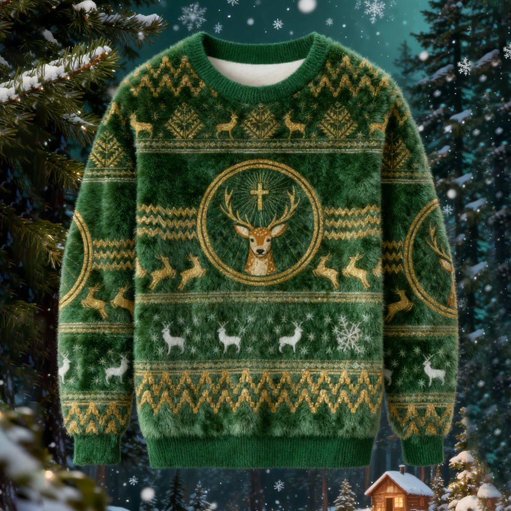 Elk Liquor Christmas Ugly Sweatshirt elevenforest