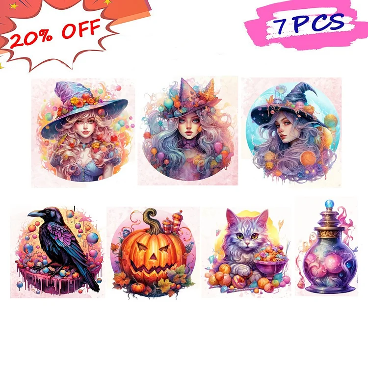 Candy Witch 30*30CM (Canvas) Full Round Drill Diamond Painting gbfke