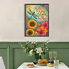 Dragonfly Sunflower Verse Diamond Painting Kits for Adults Beginners 30x40cm