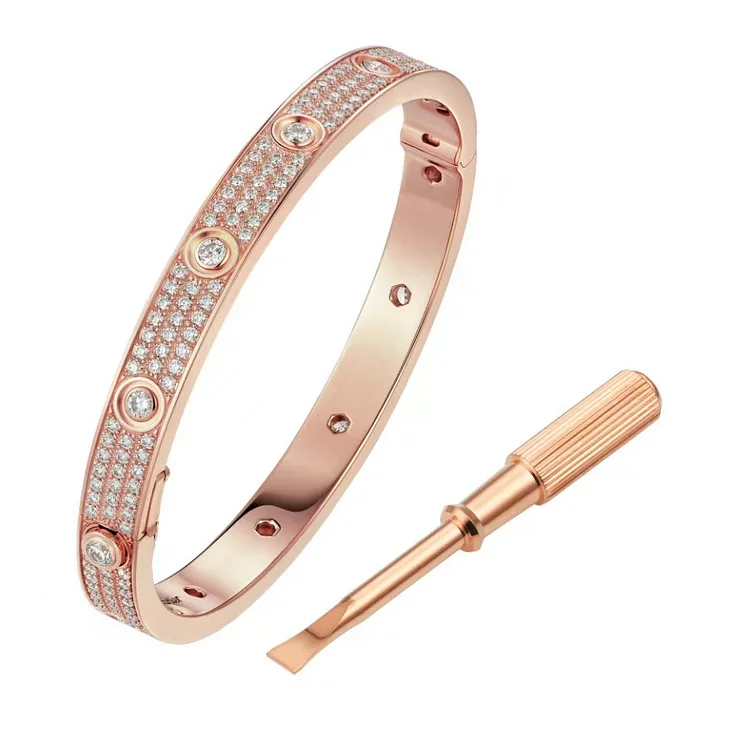 girl jewelry High quality women size micro pave setting bangle jewelry fashion women's wedding bracelet bangle 