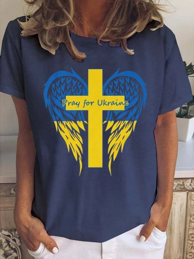 Pray for Ukraine Women's Short Sleeve T-Shirt