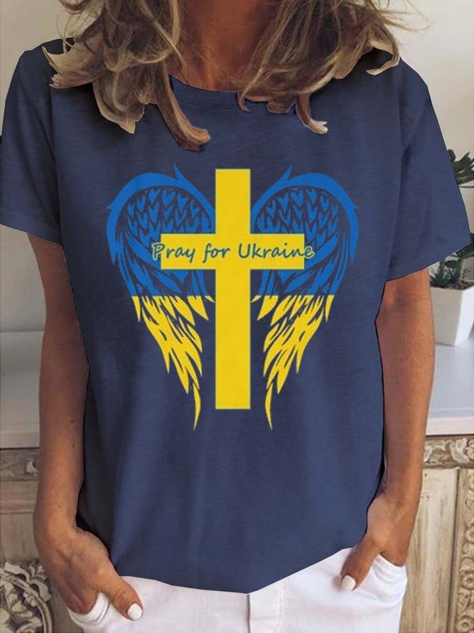 Pray for Ukraine Women's Short Sleeve T-Shirt