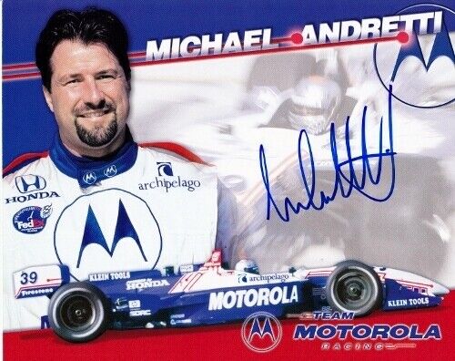 Michael Andretti Signed - Autographed Racing 8x10 inch Photo Poster painting with Certificate
