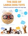 Dog Toys Ball, Indoor/Outdoor Interactive Dog Squeaky Balls for Tug of War, Puppy Birthday Gifts, Durable Plush Dog Toy for Small, Medium and Large Dogs