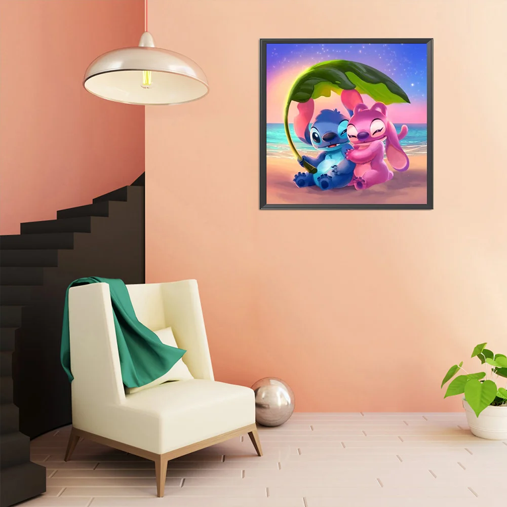 Diamond Painting - Full Round Drill - Stitch(30*30cm)