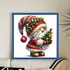 Christmas Tree Gnome - 11CT Stamped Cross Stitch - 40*40cm - Xmas