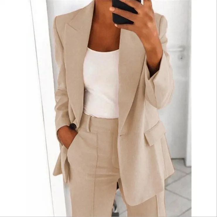 Uveng Uveng Autumn New Fashion Clip Repair Body Cardigan Temperament Blazer Woman