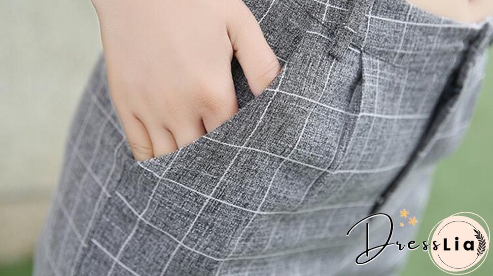 Women 2 Piece Set Matching Sets For Women Casual Outfits Womens Long Shirt Long Trousers Plaid 2 Sets Suits Office Lady Workwear