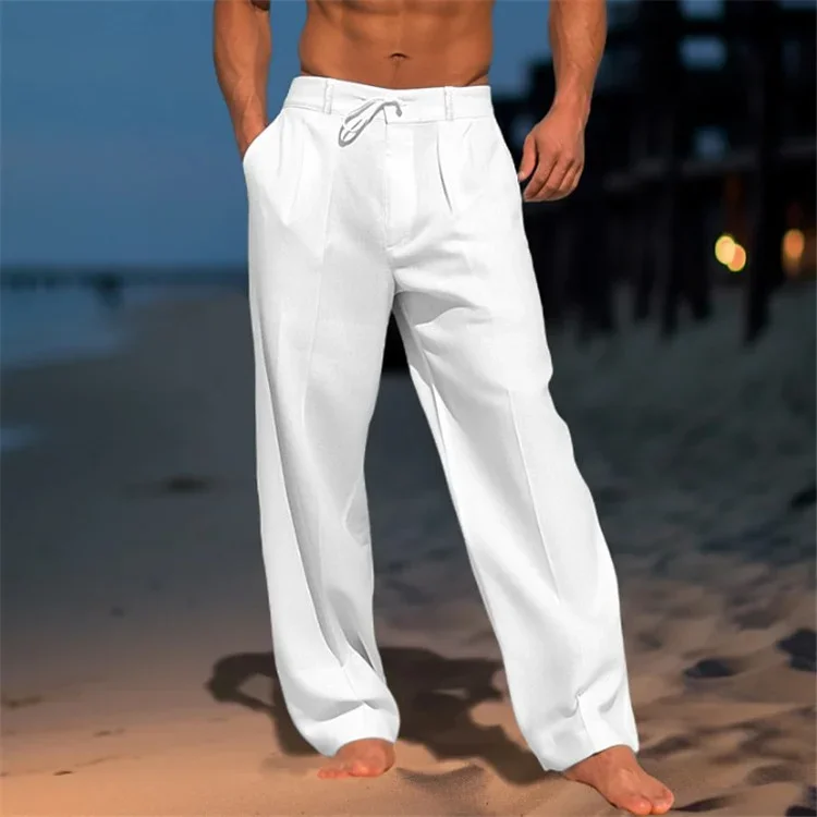 Men's linen trousers