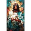 Jesus Schaf 5d DIY Diamant Kunst Malerei Kit Quadrat Vollbohrer Dimond Art 45x75cm