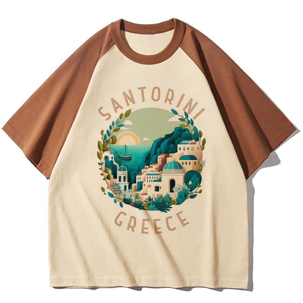 Gamesnears Greece top women crew neck top girl 2000s designer clothing