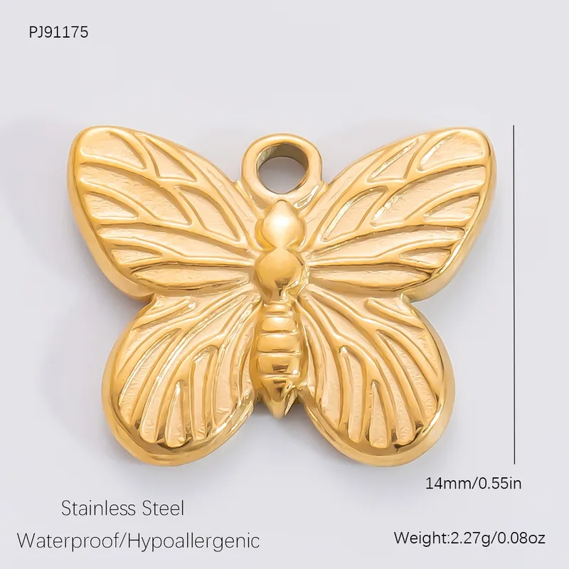 1 Piece 2 PCS/Package 3 PCS/Package 14.24*15.67mm 304 Stainless Steel Heart Shape Bow Knot Pendant Chain Jewelry Accessories