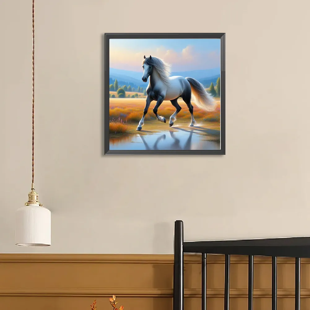 Diamond Painting - Full Round Drill - Horse(Canvas|40*40cm)