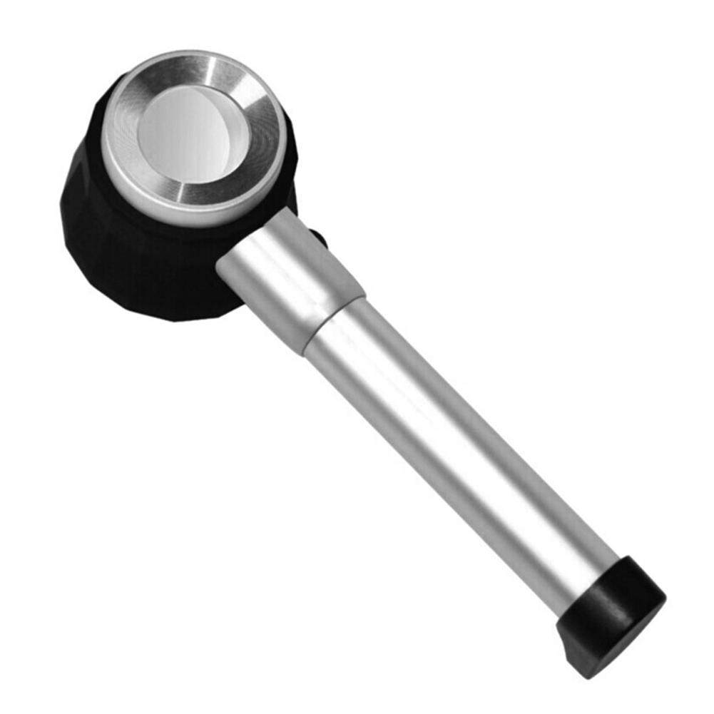 

10X Optical Lens Metal Handheld Scale LED Handle Magnifier Magnifying Glass, 501 Original