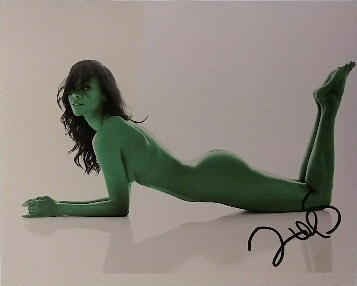 Zoe Saldana - Guardians of the Galaxy - signed 8 x 10