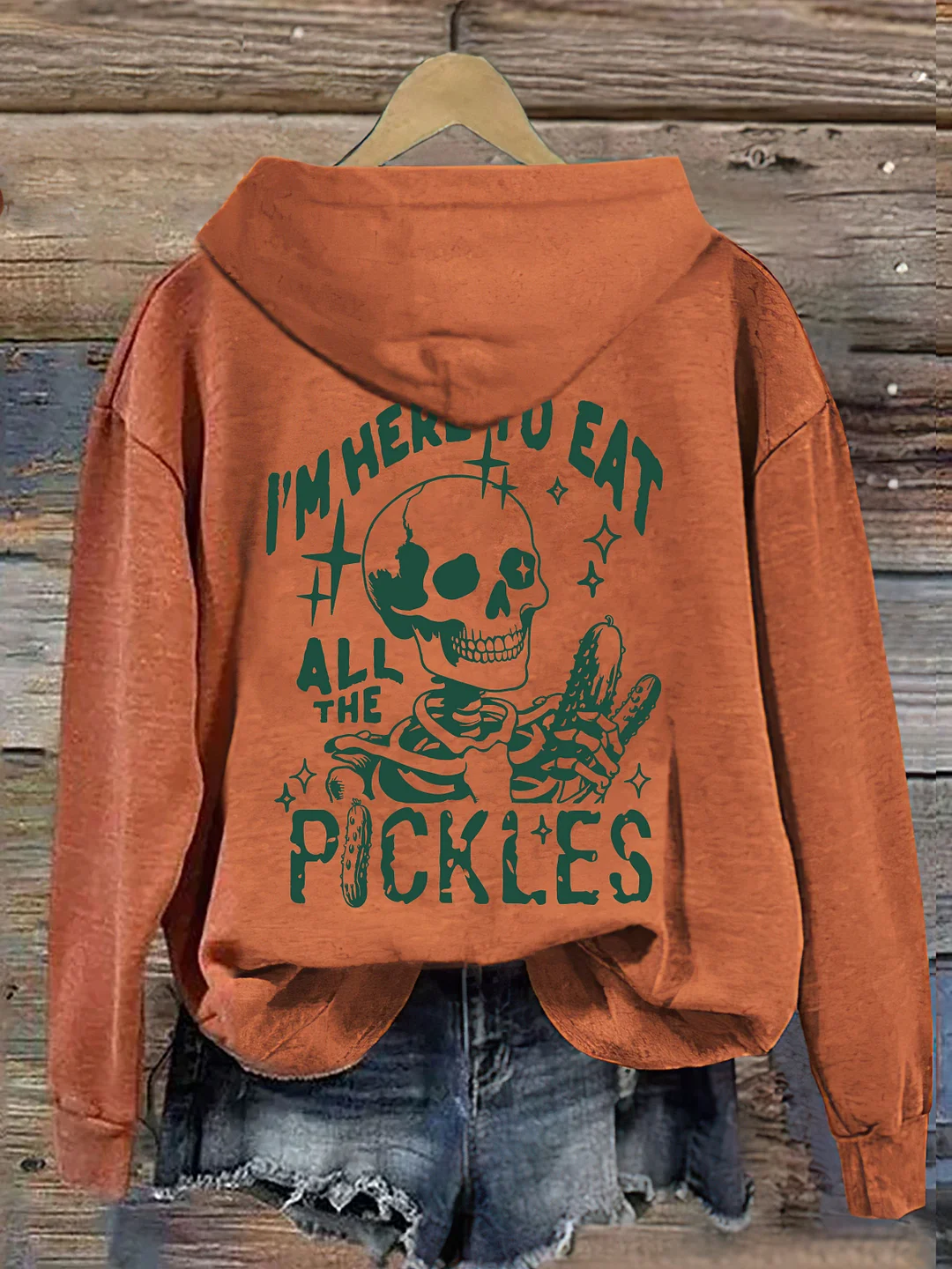 I'm Here To Eat All The Pickles Hoodie