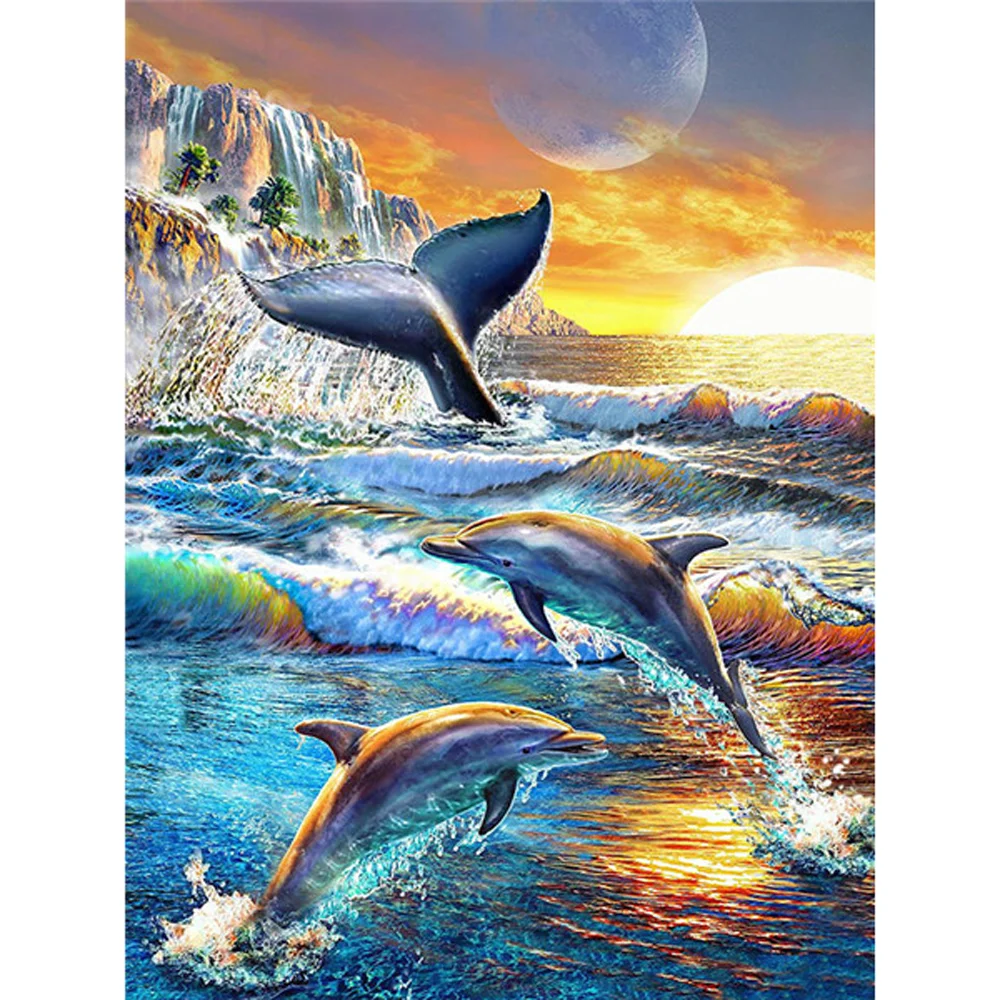 Diamond Painting - Full Round/Square Drill - Undersea Wolrd(30*40 - 50*60cm)