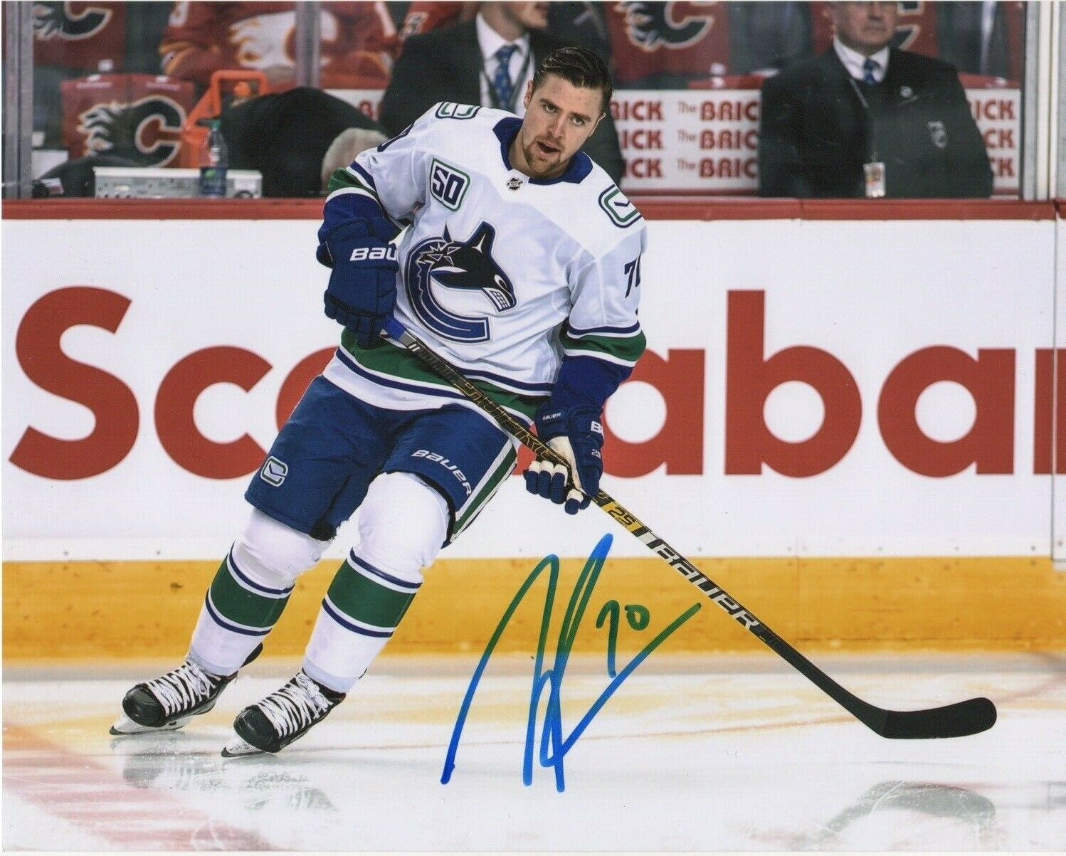 Vancouver Canucks Tanner Pearson Autographed Signed 8x10 NHL Photo Poster painting COA #9