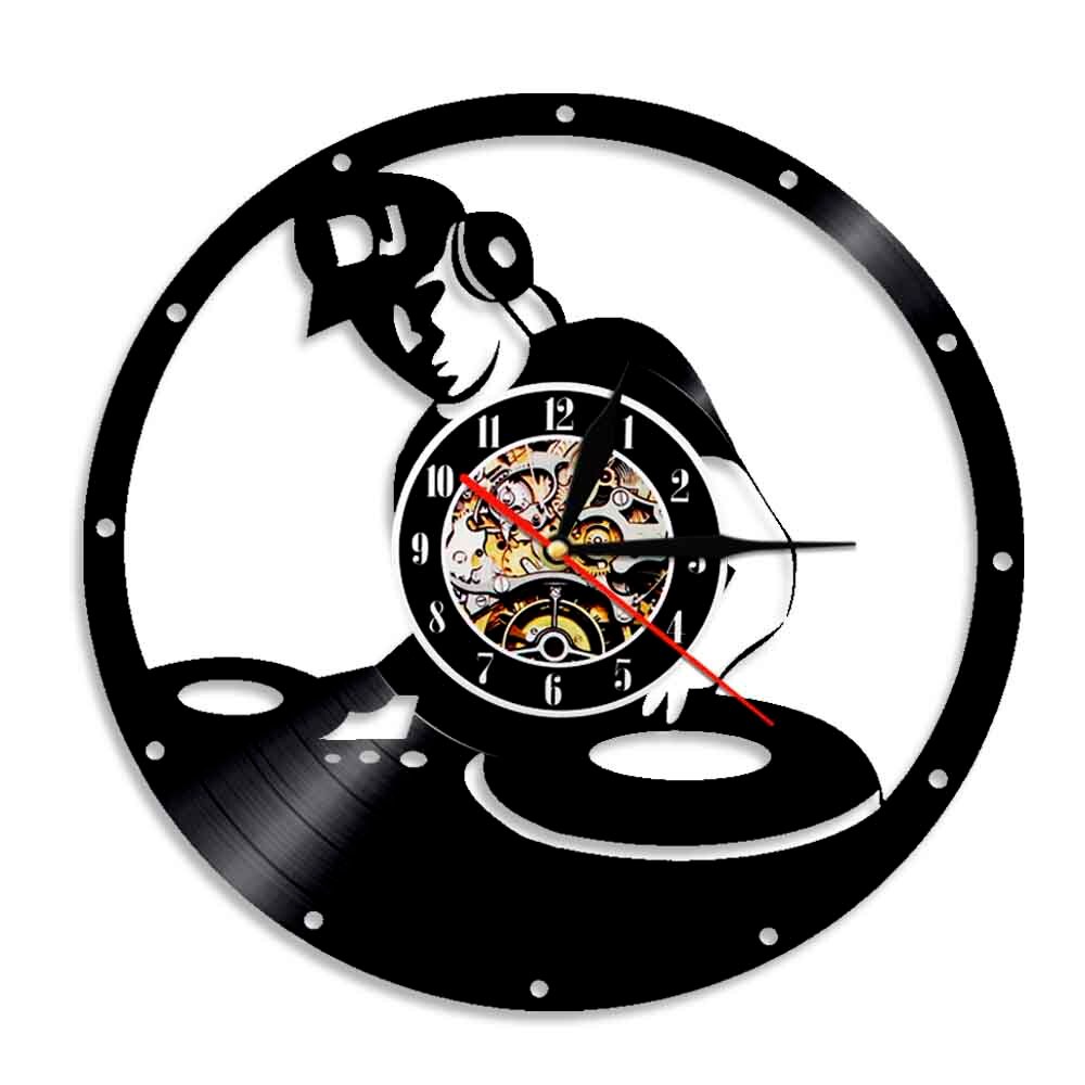 

Disc Jockey DJ Mixer - Vinyl Record Wall Clock - Without LED, 501 Original