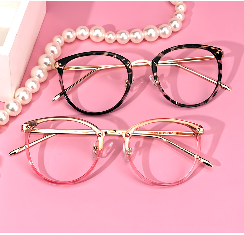 Abbas Schwarz-Tortoise Rund Brille