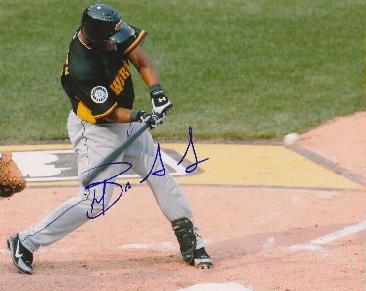 WLADIMIR BALENTIEN SIGNED SEATTLE MARINERS 8x10 Photo Poster painting #2 FUKUOKA HAWKS NPB PROOF