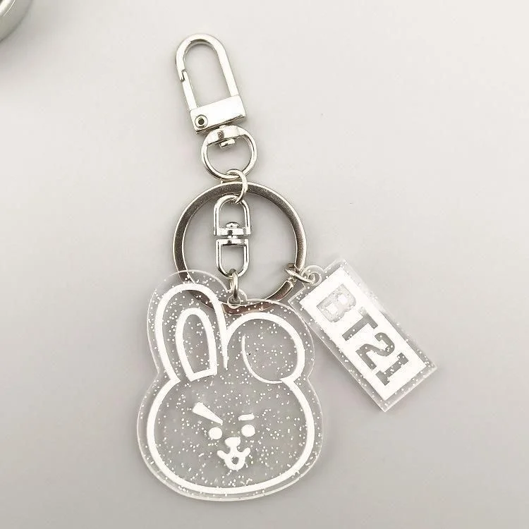 BT21 Transparent Keychain