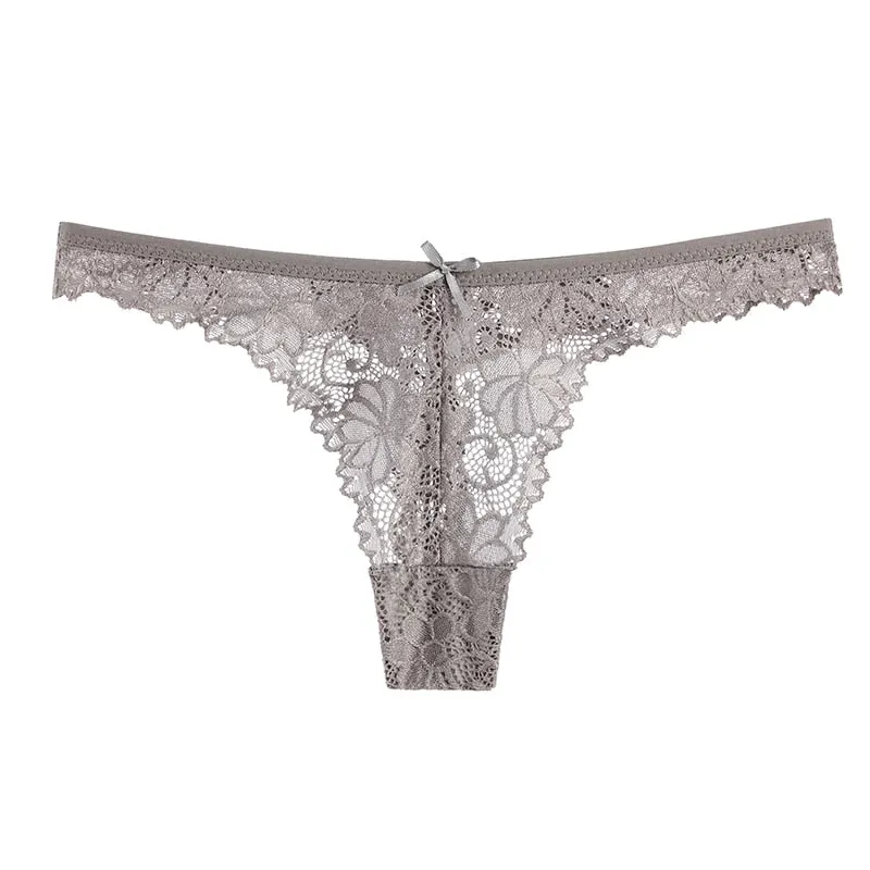 Women Panties Women Underwear Soft Breathable Lace Sexy Panties Female Transparent Underpants Thong G String Low-Rise Lingerie