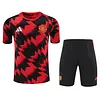 2025/2026 Manchester United Pre-Match Training Red Devils Shirt+Shorts 1:1 Thai Quality
