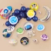 50PCS Space Astronaut Spaceship Rocket Aluminum Film Balloons Kids Party Restaurant Festive Decors
